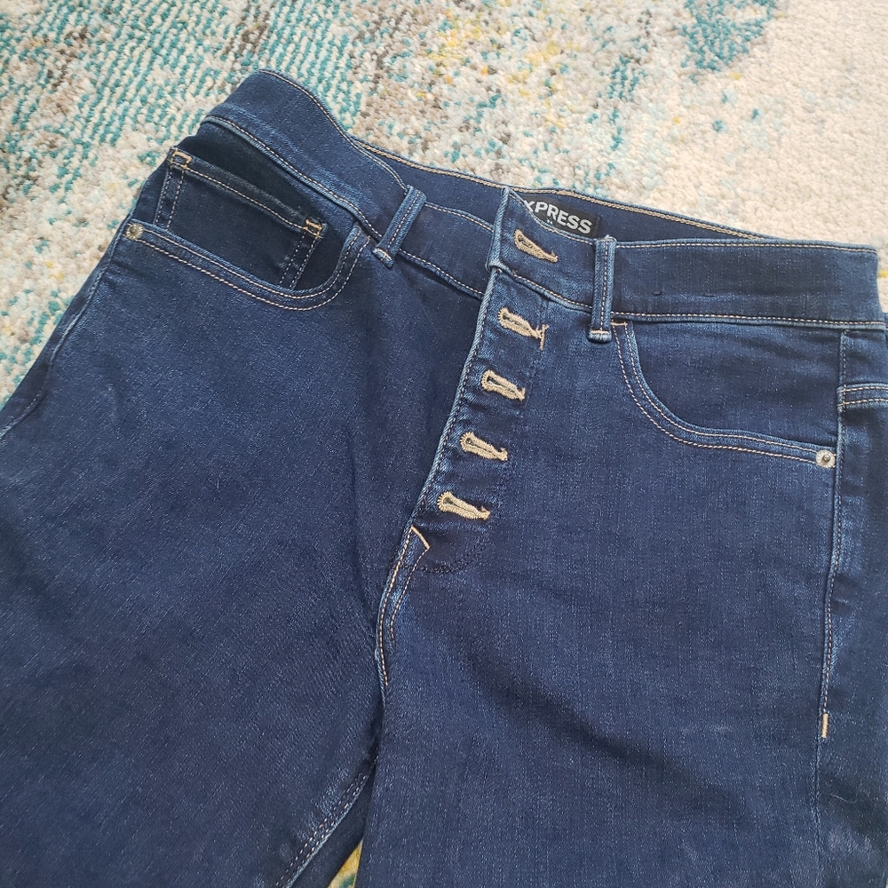 Express high-waisted jeans